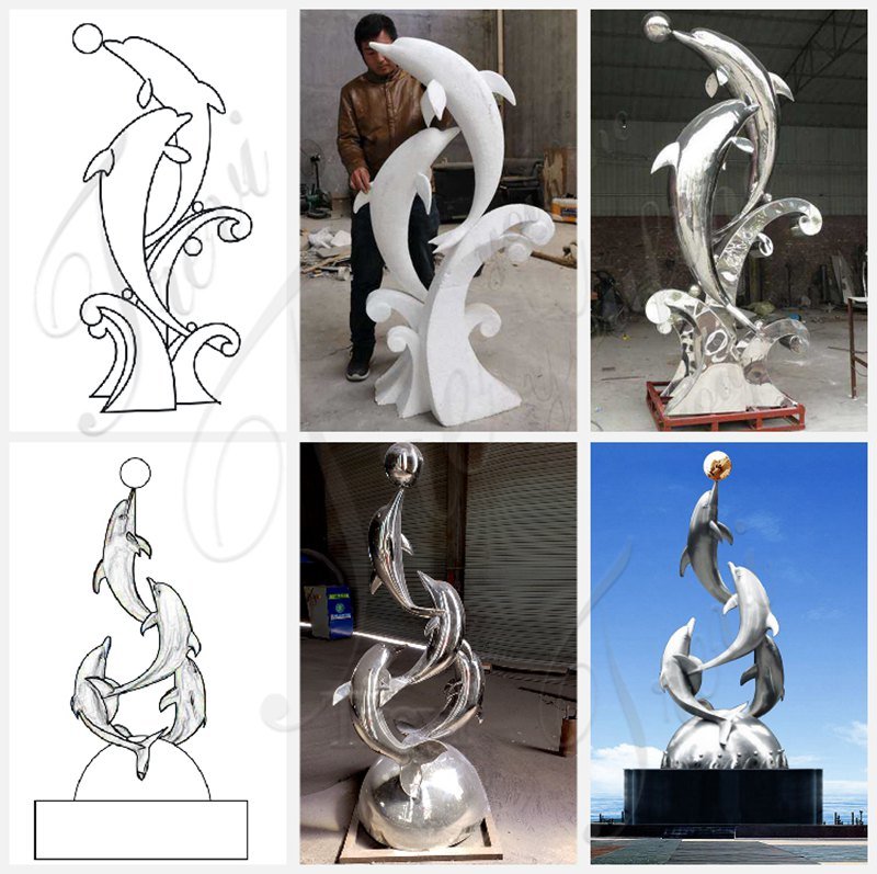 stainless steel animal sculpture -Trevi Sculpture