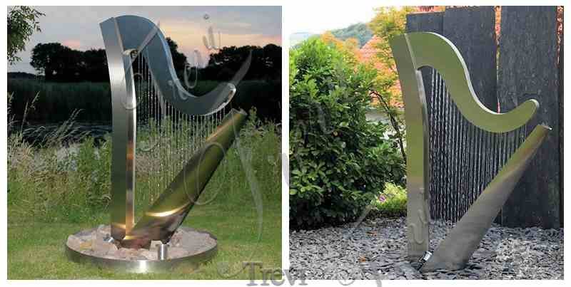 Villa Garden Outdoor Metal Water Fountains Sculpture for Sale