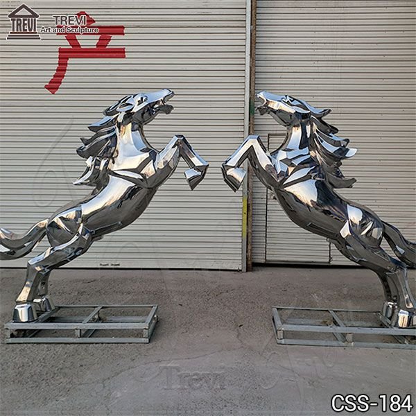 Large Metal Horse Sculpture for Garden Decor for Sale CSS-184