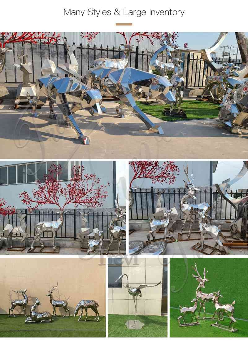 outdoor modern metal sculpture