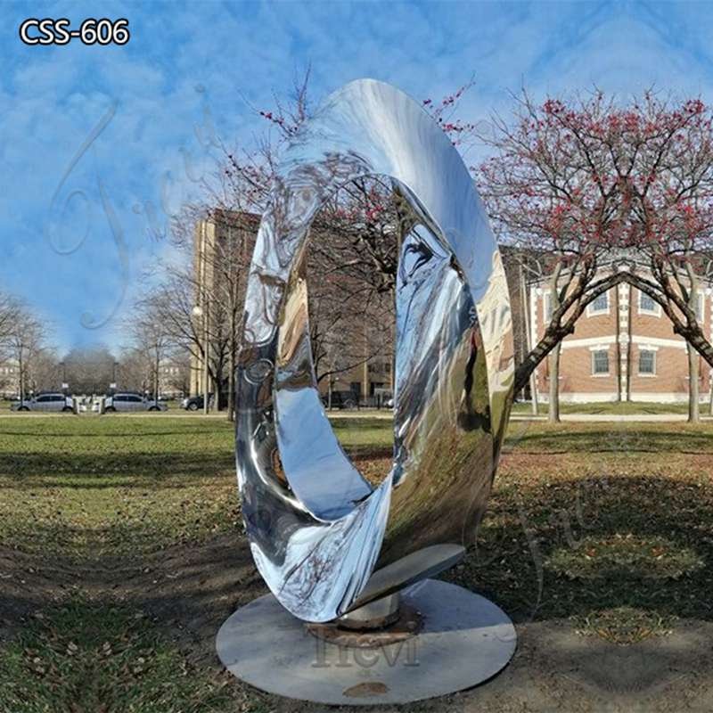 High Polished Mobius Strip Sculpture Outdoor Decor for Sale CSS-606