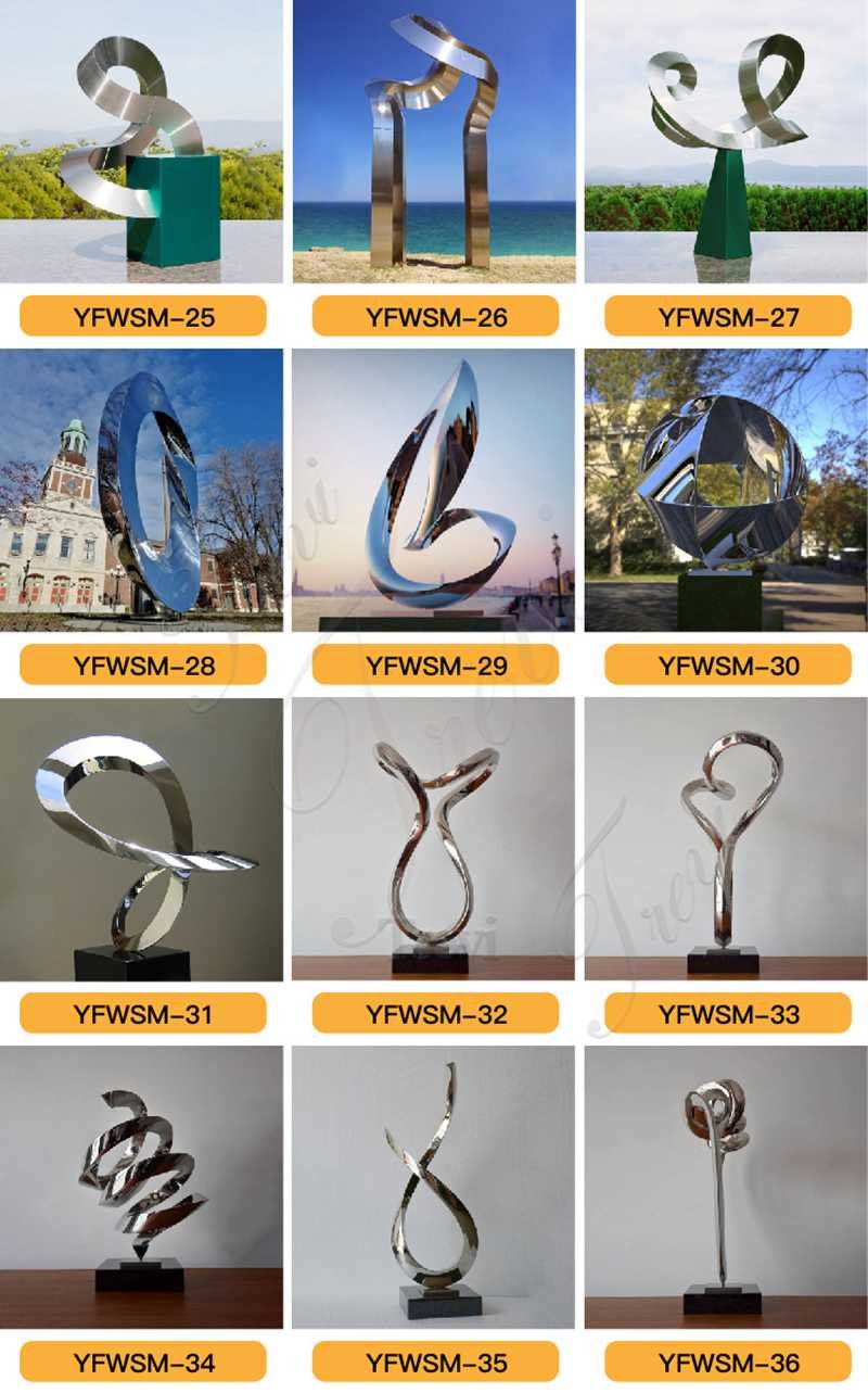 Metal Ring Sculpture - Trevi Sculpture (1)