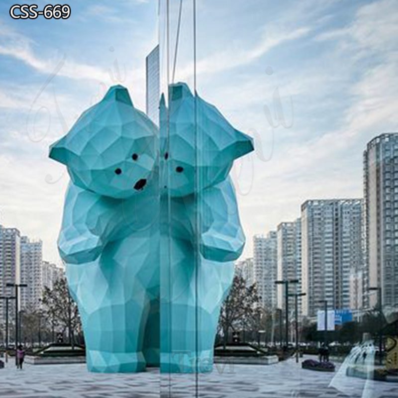 Geometric Bear Sculpture Decor for Sale CSS-669