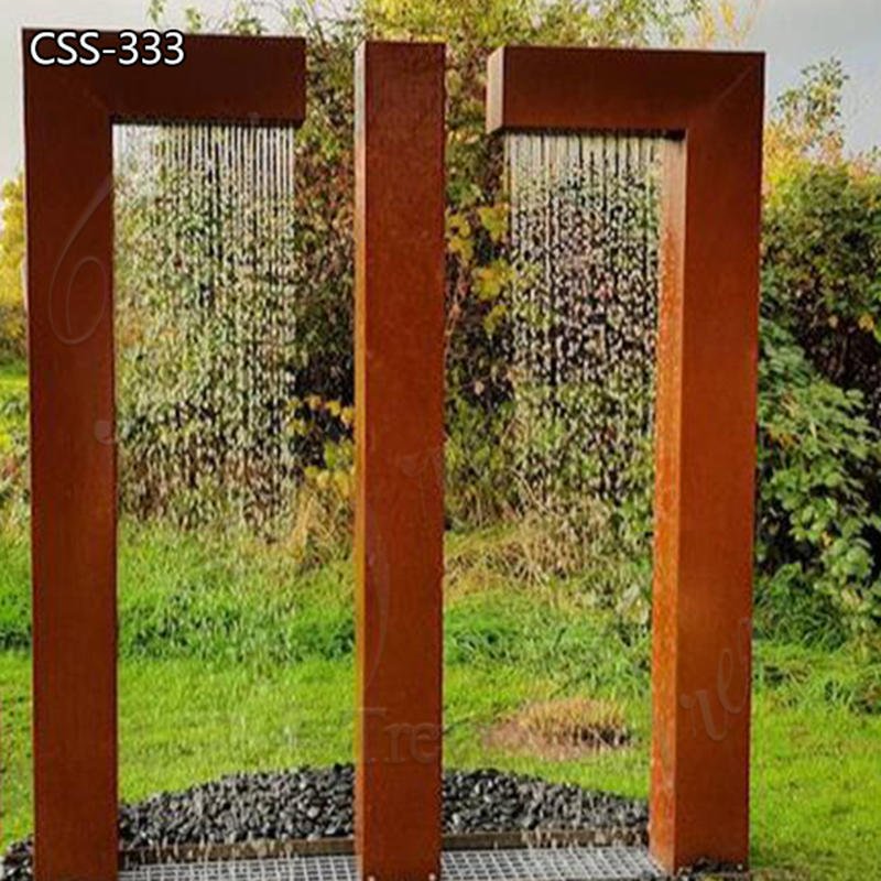 Corten Steel Water Fountain -Trevi Sculpture