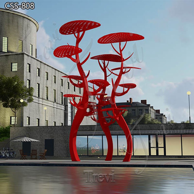 large metal tree sculpture -Trevis Sculpture