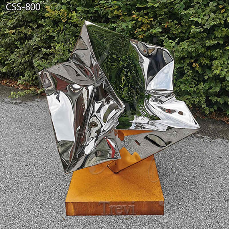 abstract cube sculpture -Trevi Sculpture